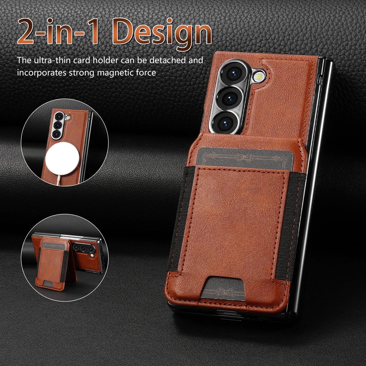 Magnetic Card Holder Wallet Phone
