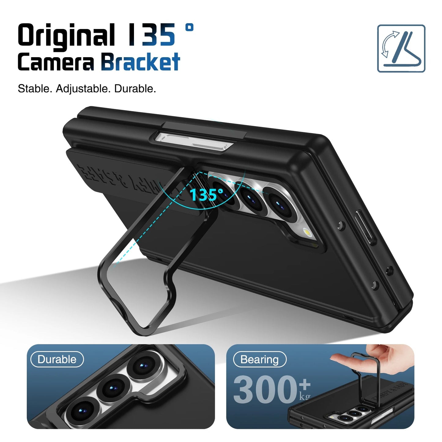 Wristband Holder Leather Case for Z Fold Series