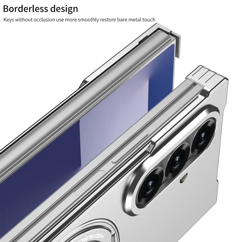 Bracket Style Metal Aluminum Case For Z Fold Series