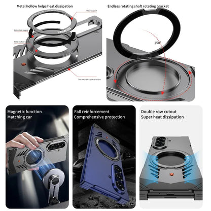 Bracket Style Metal Aluminum Case For Z Fold Series