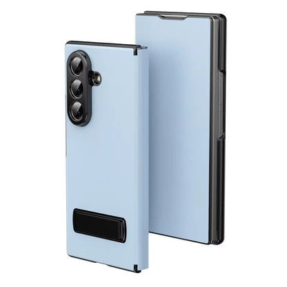 LuxEdge Fold 7,6,5,4– Ultra-Slim Leather Alloy Bracket Case