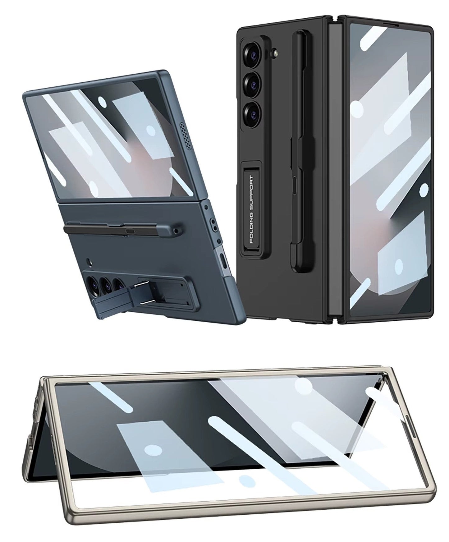 FlexNote Z Fold – Premium Stylus Stand Case