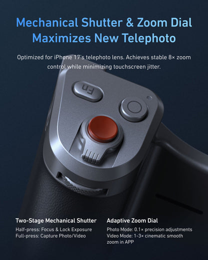 Photography Master Grip for iPhone 17 Pro/Pro Max