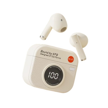Retro Camera Wireless Headphones