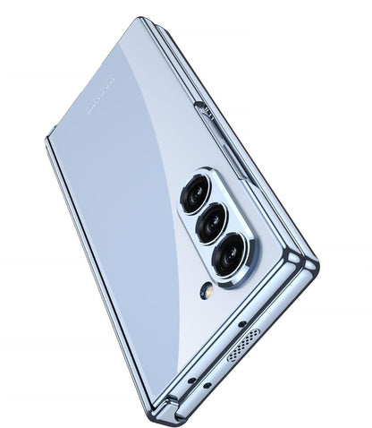 CrystalMag Z Fold 6 Transparent Magnetic Hinge Case