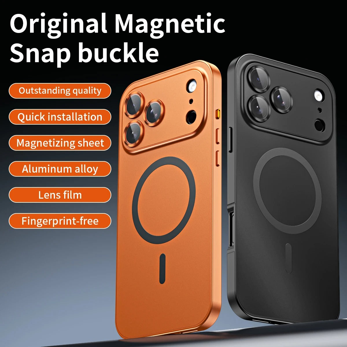 Luxury Suitable Metal Frame Case for iPhone 17 Series